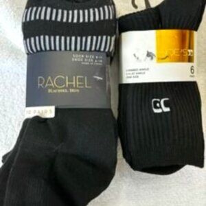 Sixteen pairs of socks by Rachel Roy (10) and Joe's B (6) NWT Size 4-10